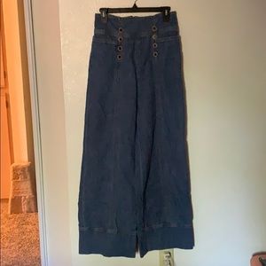 Anthropologie Pilcro sailor wide-leg pants